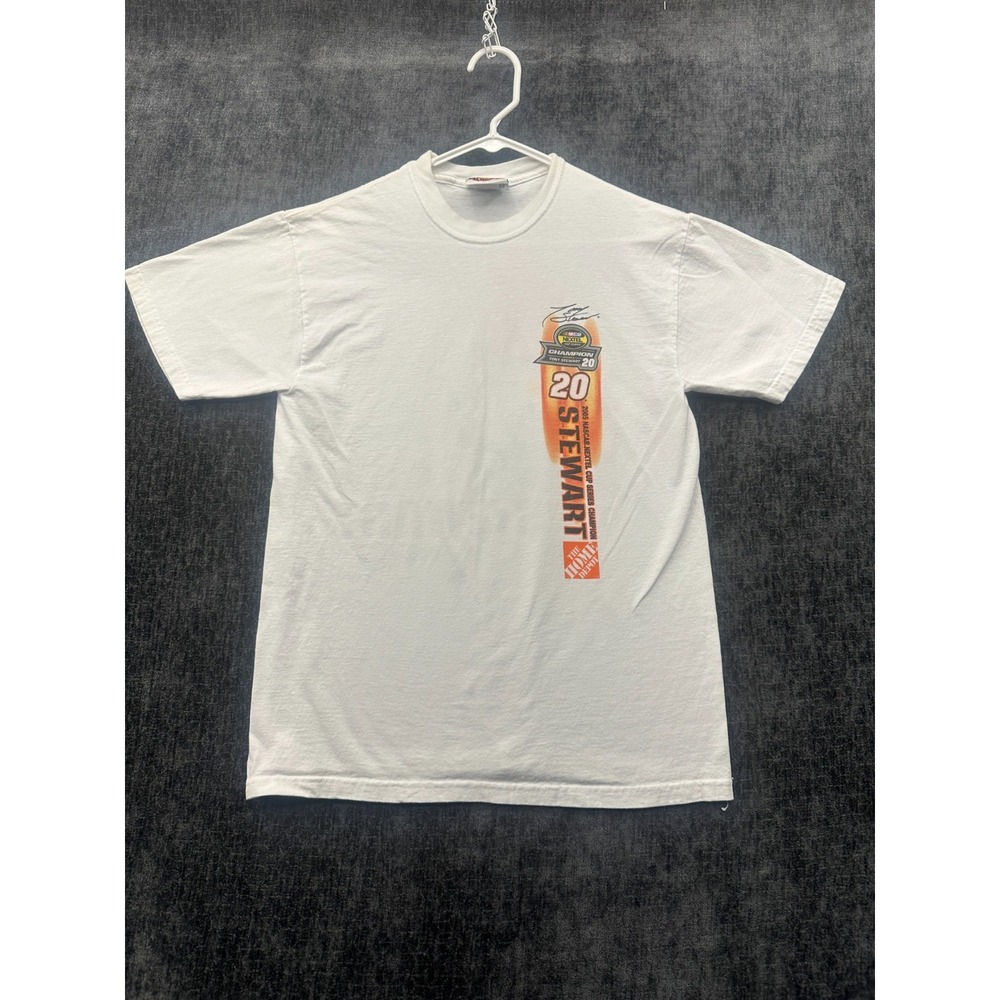 Winner's Circle Shirt Men M White Tony Stewart Nascar Nextel Cup Series Champion - Picture 1 of 12